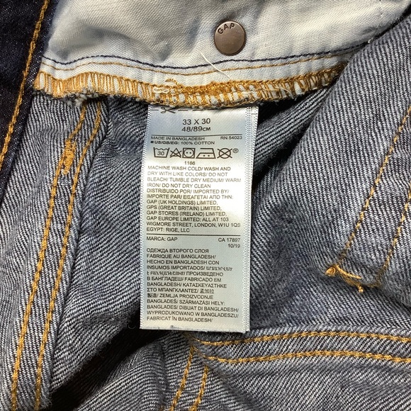 GAP Straight Leg Jeans Size 33x30 - Picture 6 of 7
